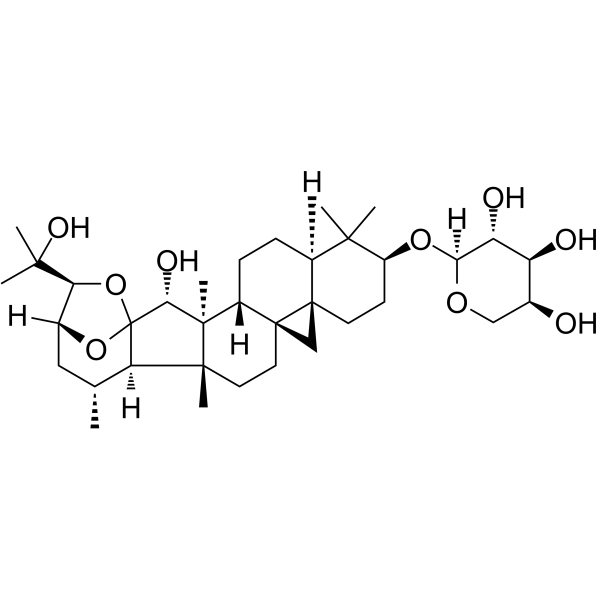 Cimigenol-3-O-α-L-arabinoside Structure